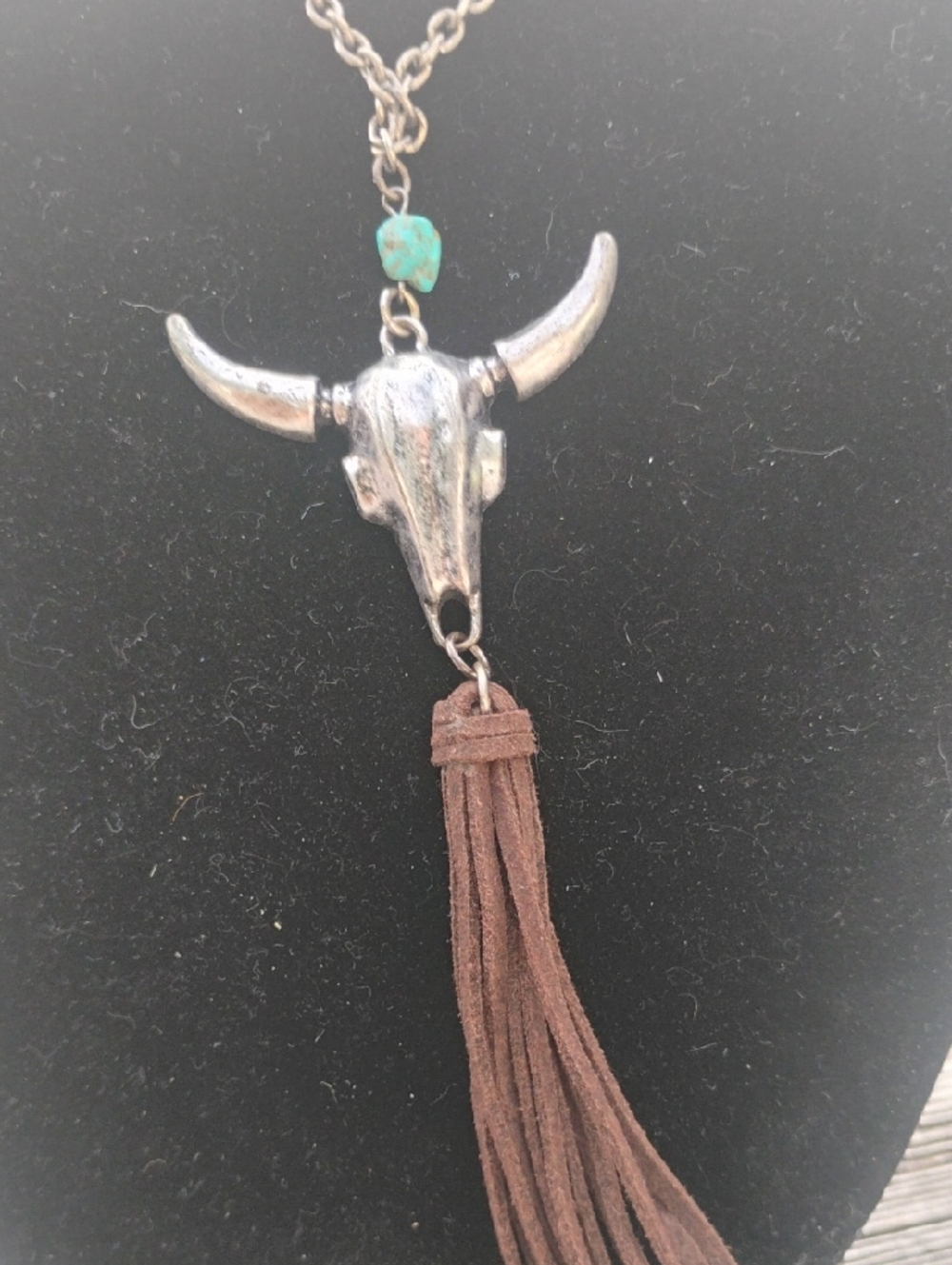 Cowboy Carl's Genuine Cowhide Purse W/Southwestern Inspired Jewelry Bundle 925 - Picture 7 of 14